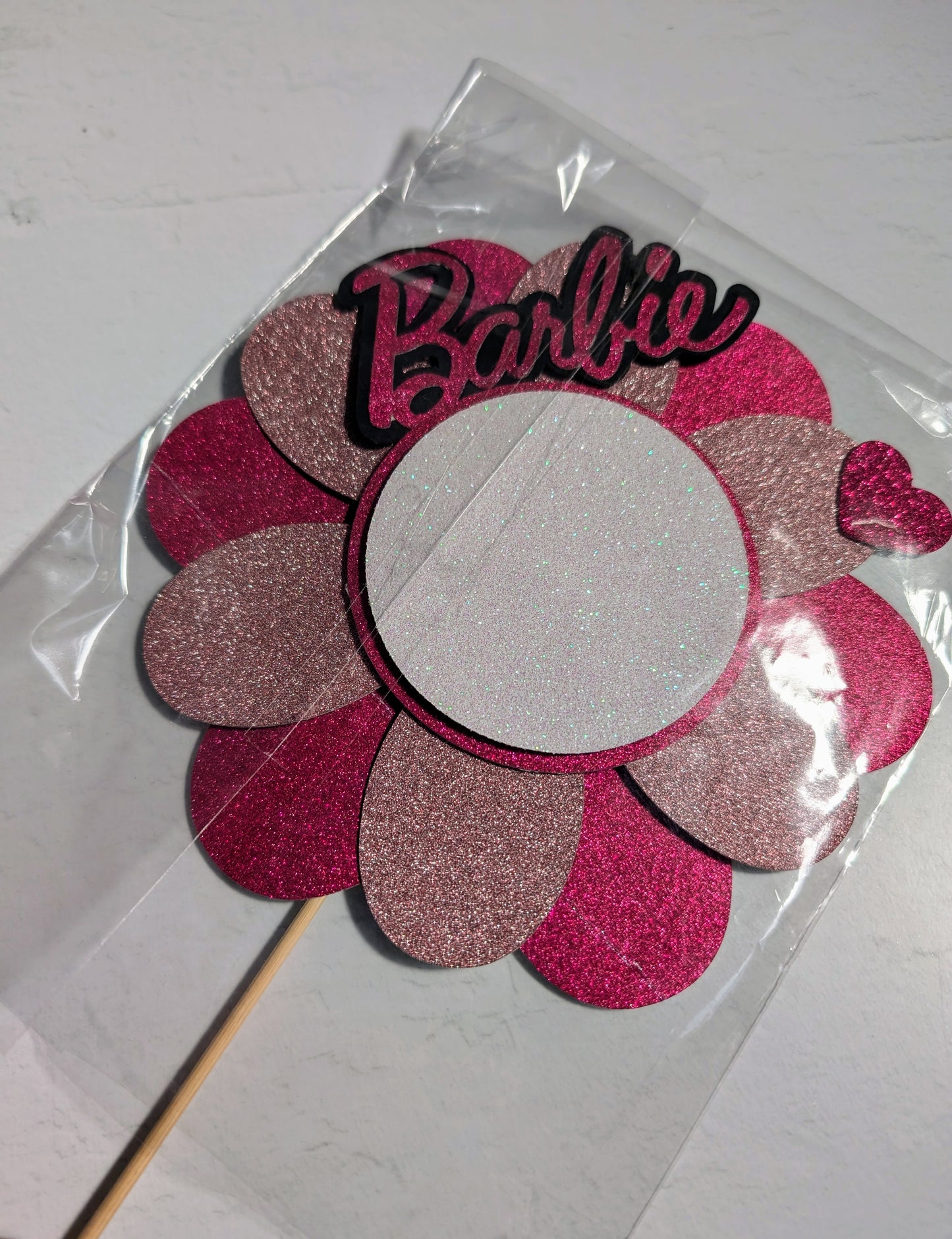 Barbie Cardstock Cake Topper