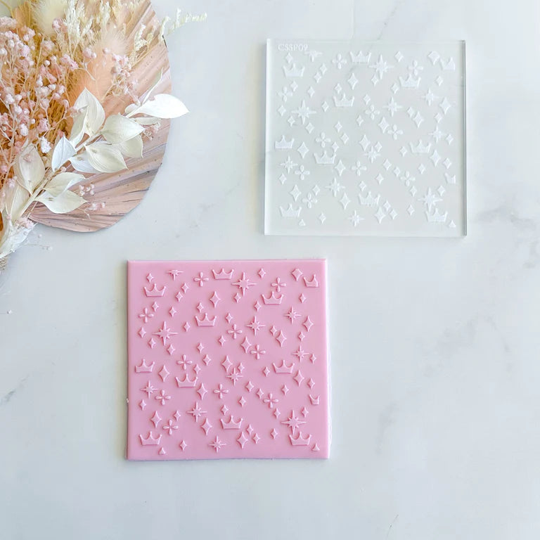 Custom cookie cutters -Cake Sera Sera - Kingdom Pattern Debosser.