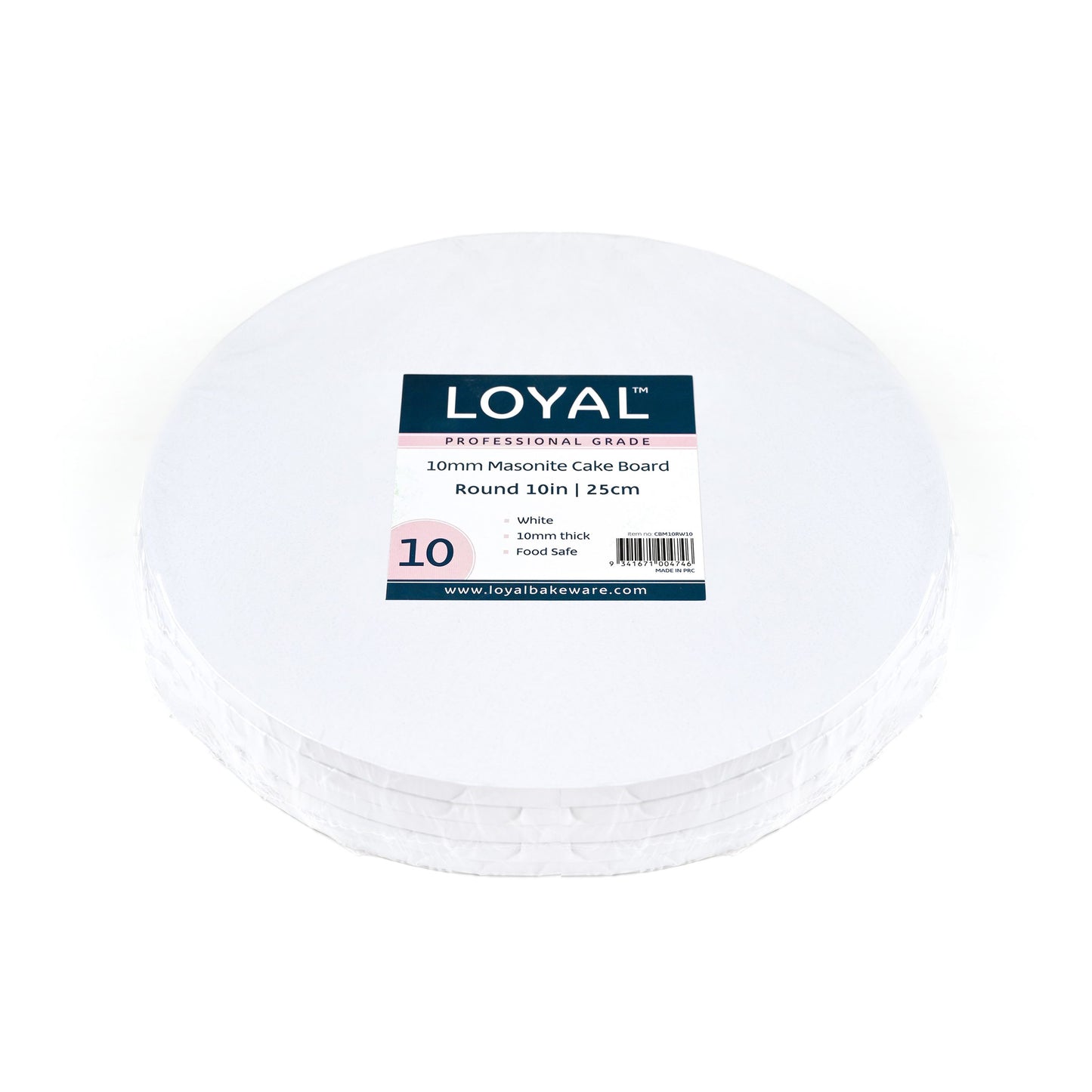 Loyal 10mm Masonite Drum Board - White Assorted Sizes