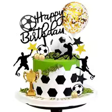 28pc Soccer Cake Decorating Kit