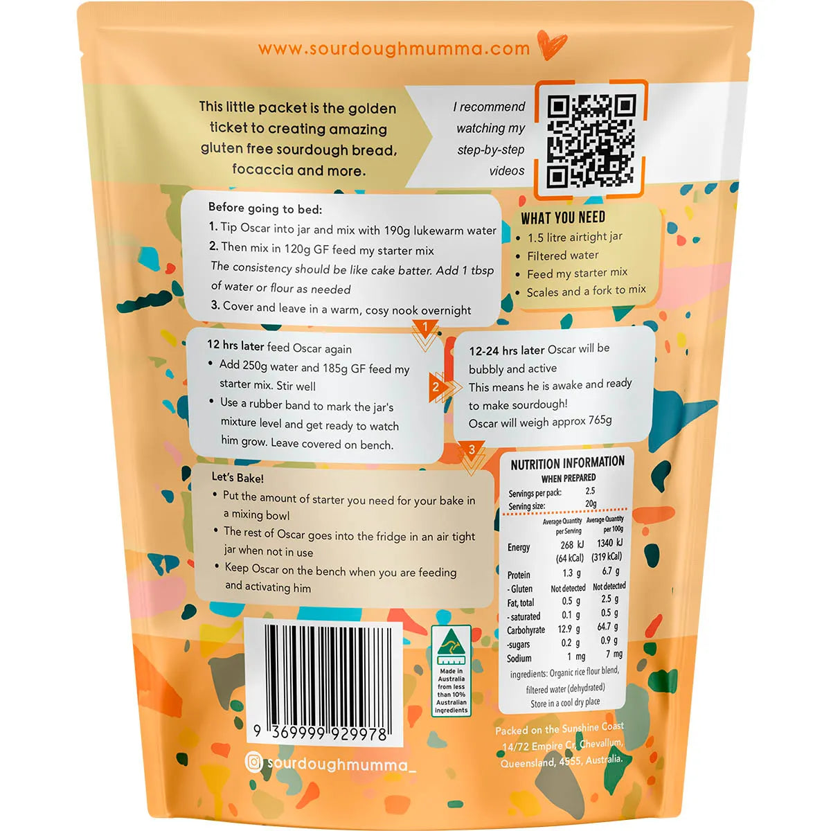 Sourdough Mumma - Sourdough Starter Gluten Free 20g