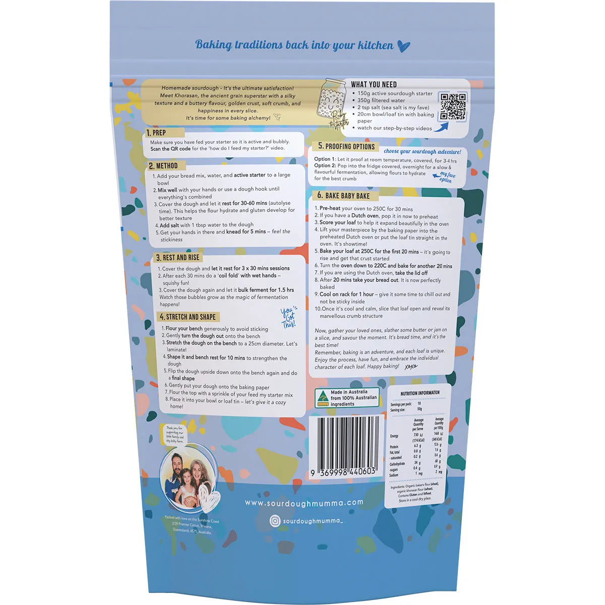 Sourdough Mumma - Khorasan Sourdough Bread Mix 500g