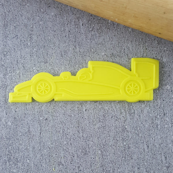 Custom Cookie Cutter -Formula one Car - Cutter & Debosser
