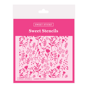 Sweet Sticks Stencil - Garden Pattern