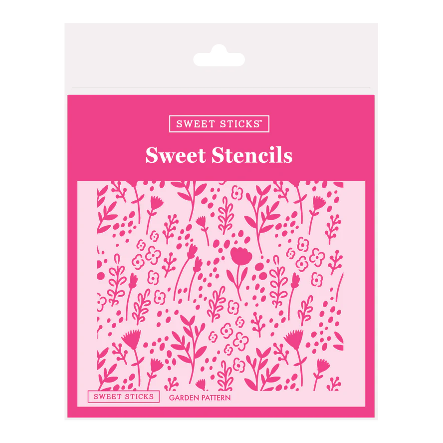 Sweet Sticks Stencil - Garden Pattern