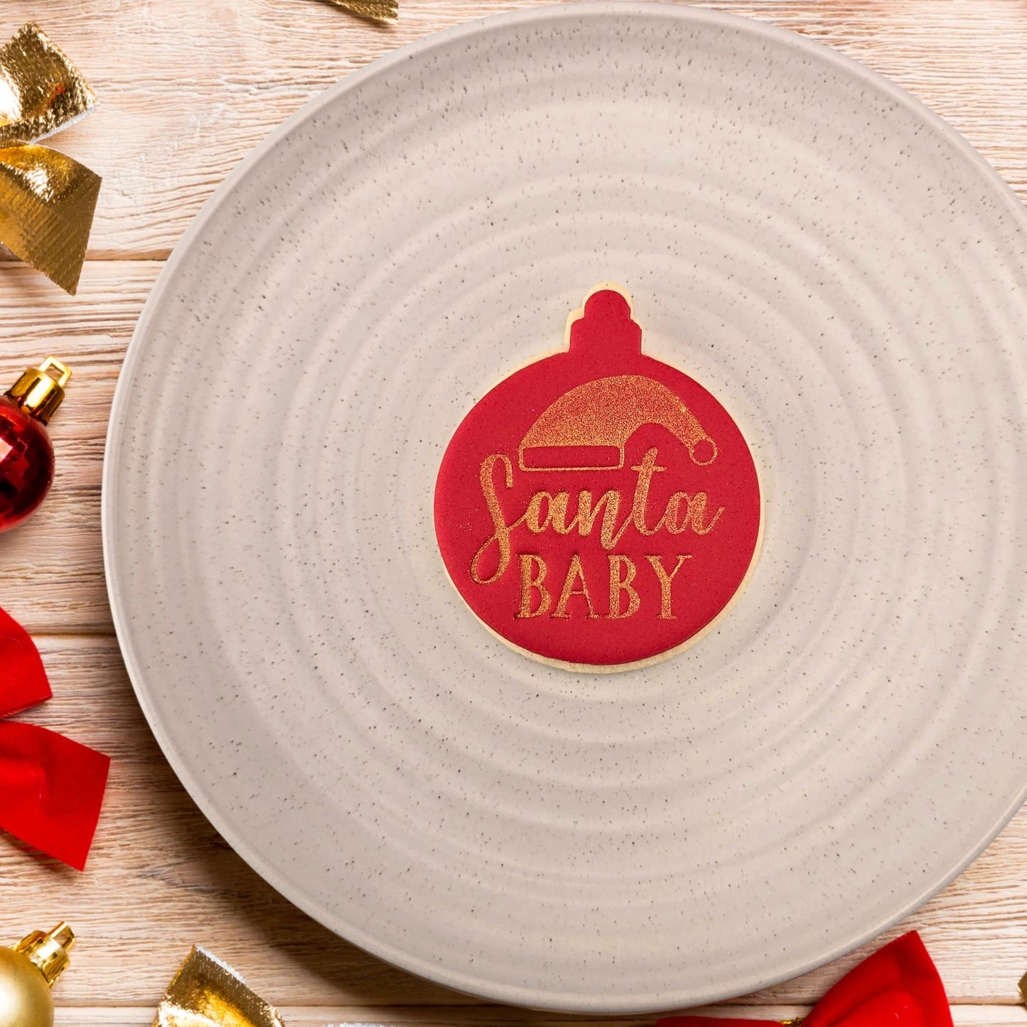 Custom Cookie Cutters Embosser - Santa Baby "LAST ONES".