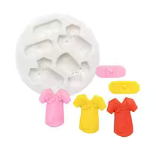 Silicone Mould - Doctors Scrubs & Band-Aids - S636