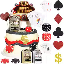 21 Piece Casino Cake Decorating Set