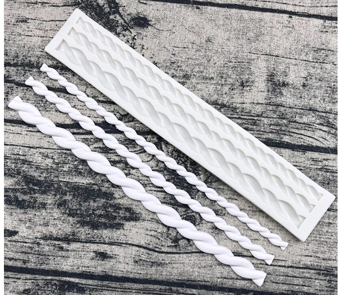 Silicone Mould - 3PC Rope - S594