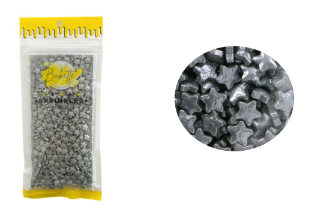 Bakette Sprinkles - Silver Stars Sprinkle Mix 56g