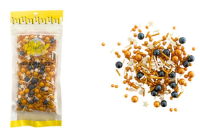 Bakette Sprinkles - Glitter and Gold Sprinkle Mix 56g