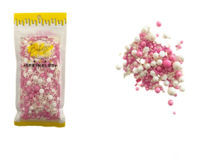 Bakette Sprinkles - Tickle Me Pink Sprinkle Mix 56g