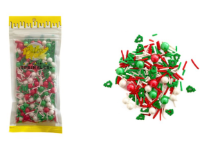 Bakette Sprinkles - Christmas Cracker Sprinkle Mix 56g
