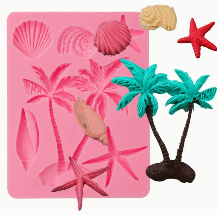 Silicone Mould - Tropical Paradise - S287