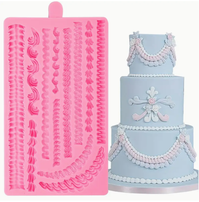 Silicone Mould - Versatile Lambeth Border S624