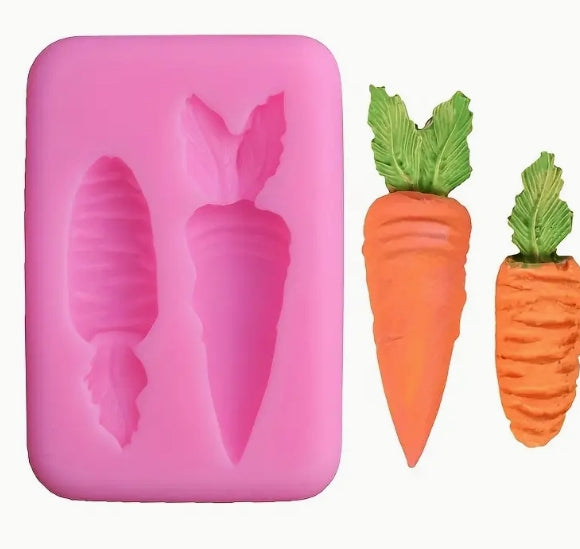 2Pc Carrot Silicone Mould S512