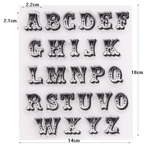 Letter Stamp Set - Circus