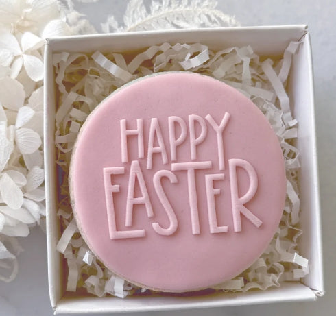 Happy Easter Caps Debosser (Little Biskut Level Up!)