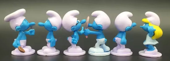 12Pcs Smurfs Figurines