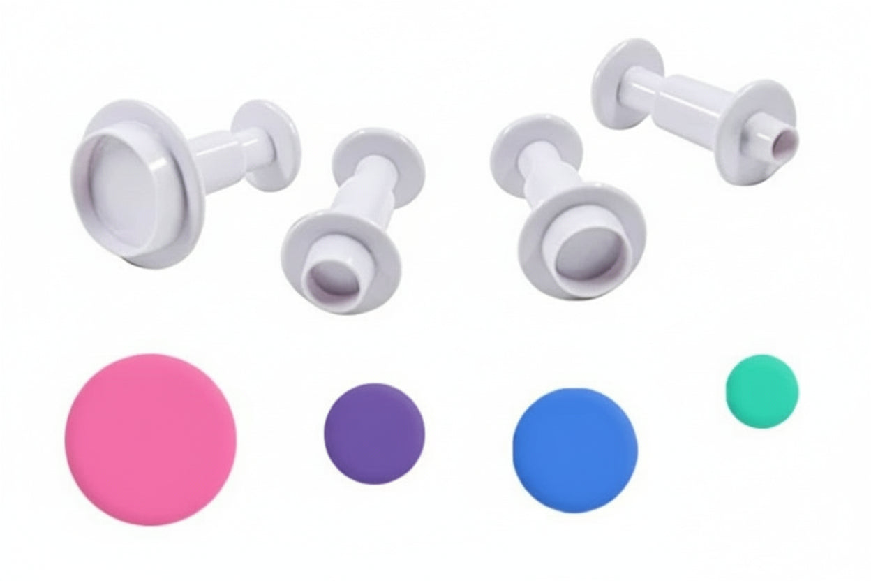 4PC Round Plunger Cutter Set