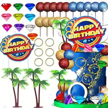 34Pc Sonic Inspired Cake Decorating Kit