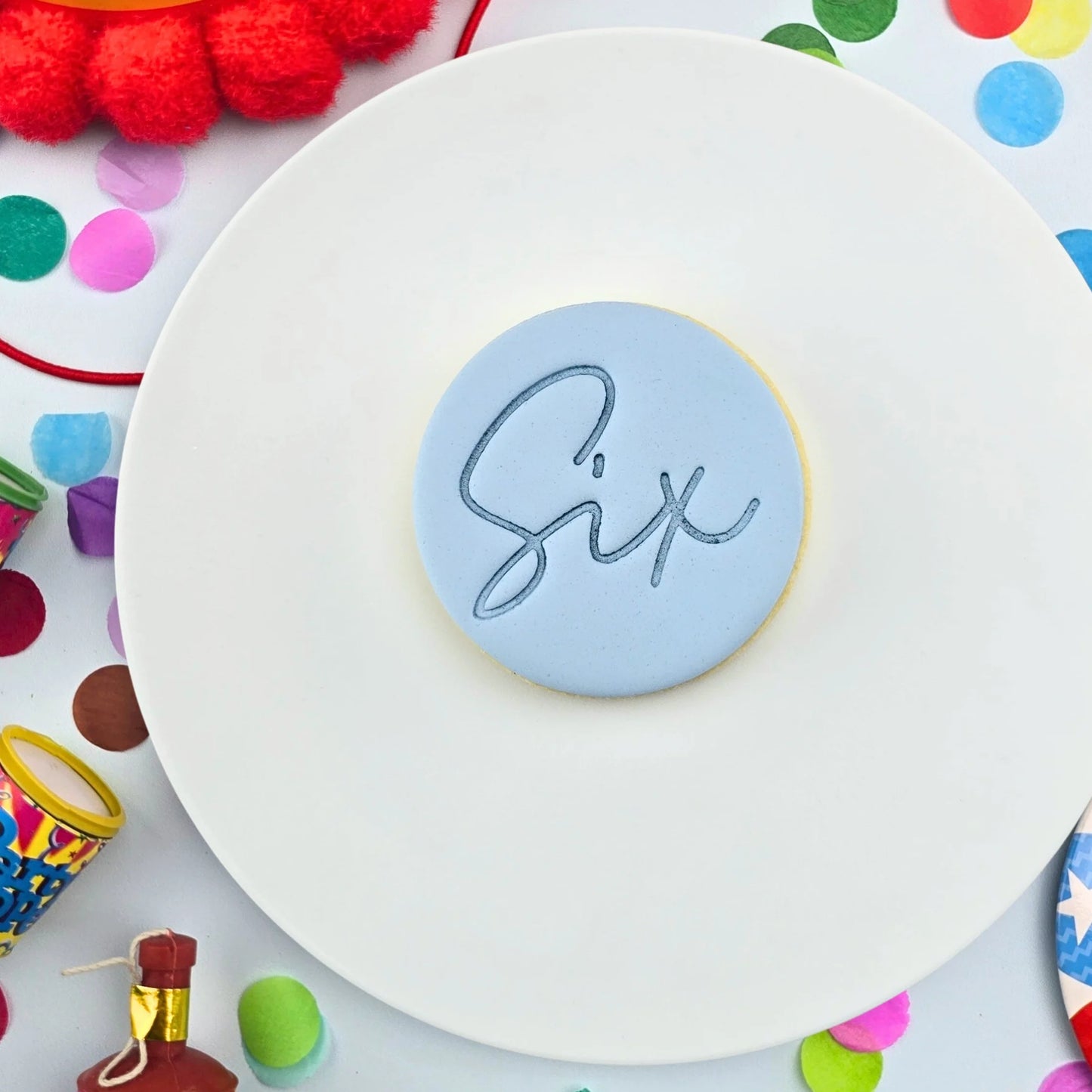 Custom Cookie Cutters - Six Embosser