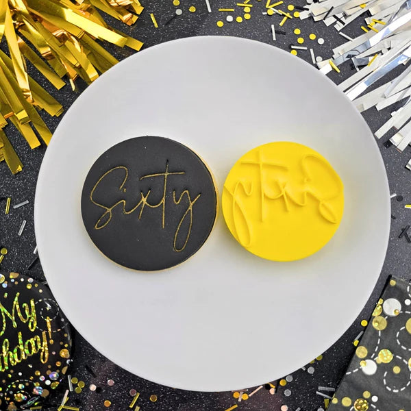 Custom Cookie Cutters Embosser - Sixty.