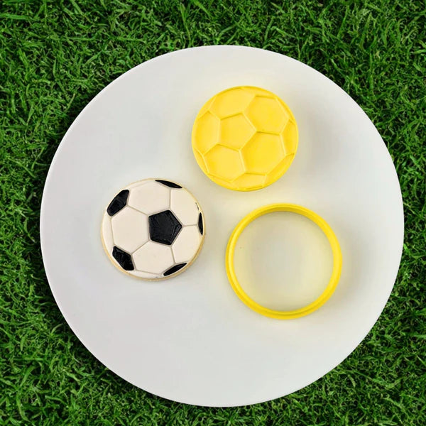 Custom Cookie Cutters 3D Embosser - Soccer Ball.