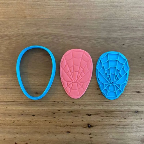 Cookie Cutter Store - Spiderman Face Cutter and Stamp *Last One*