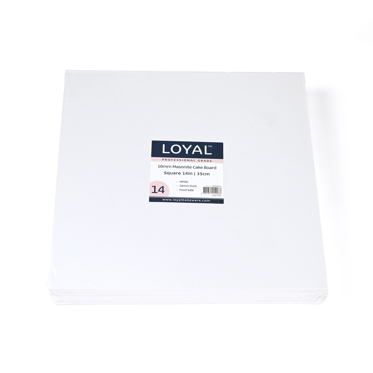 Loyal White 5mm Square Drum Boards - Assorted Sizes