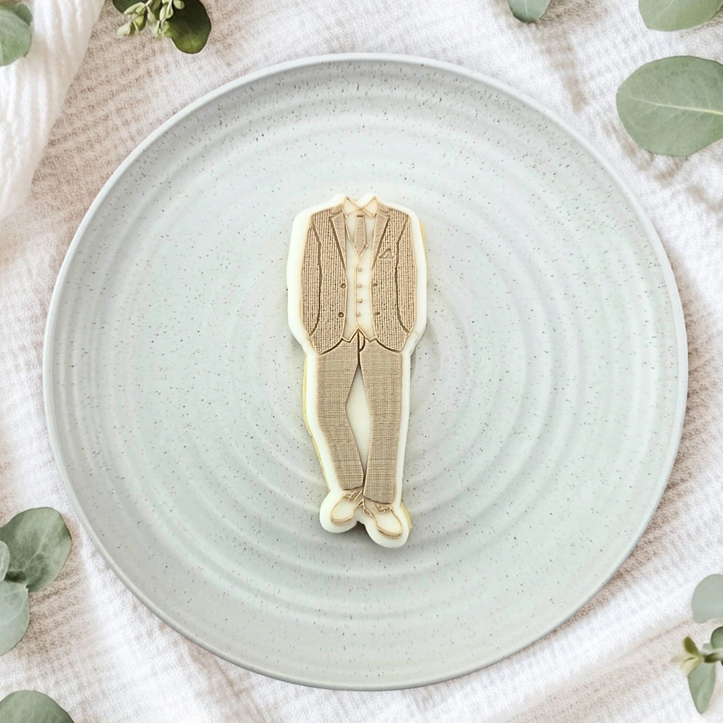 Custom Cookie Cutters Suit Cutter and Debosser Set