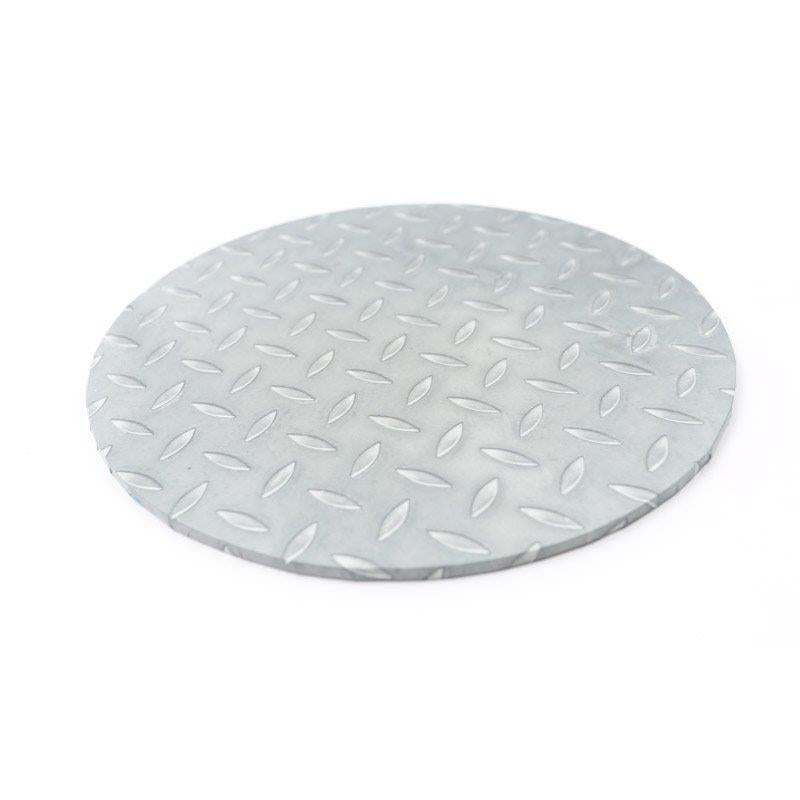 14" Round Checker Plate Masonite Board 5mm