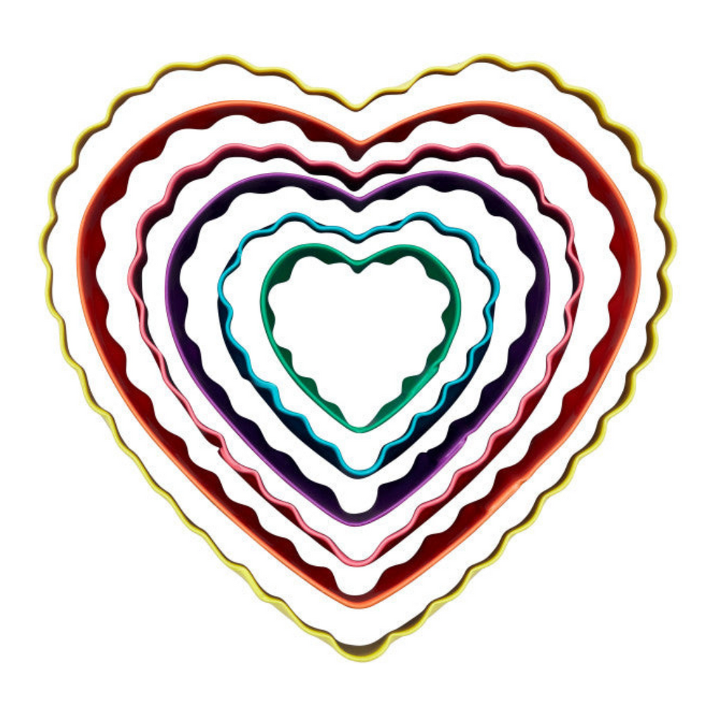 Wilton Heart Cutter 6Pc