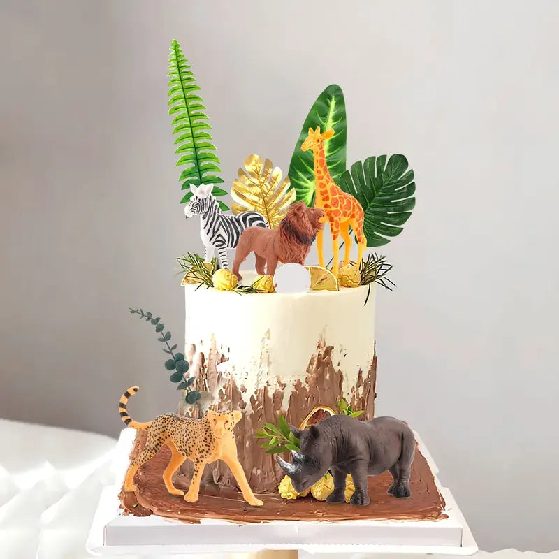 13PC Jungle Theme Cake Decorating Kit