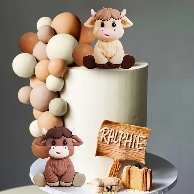 Highland Cow Cake Decorating Kit