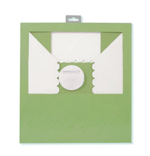 Papyrus - Scalloped Tall 12 Hole Cupcake Box - Pastel Green