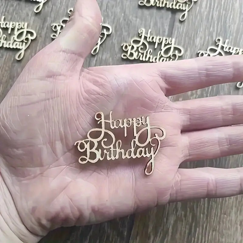 Mini Wooden Fropper - Happy Birthday.