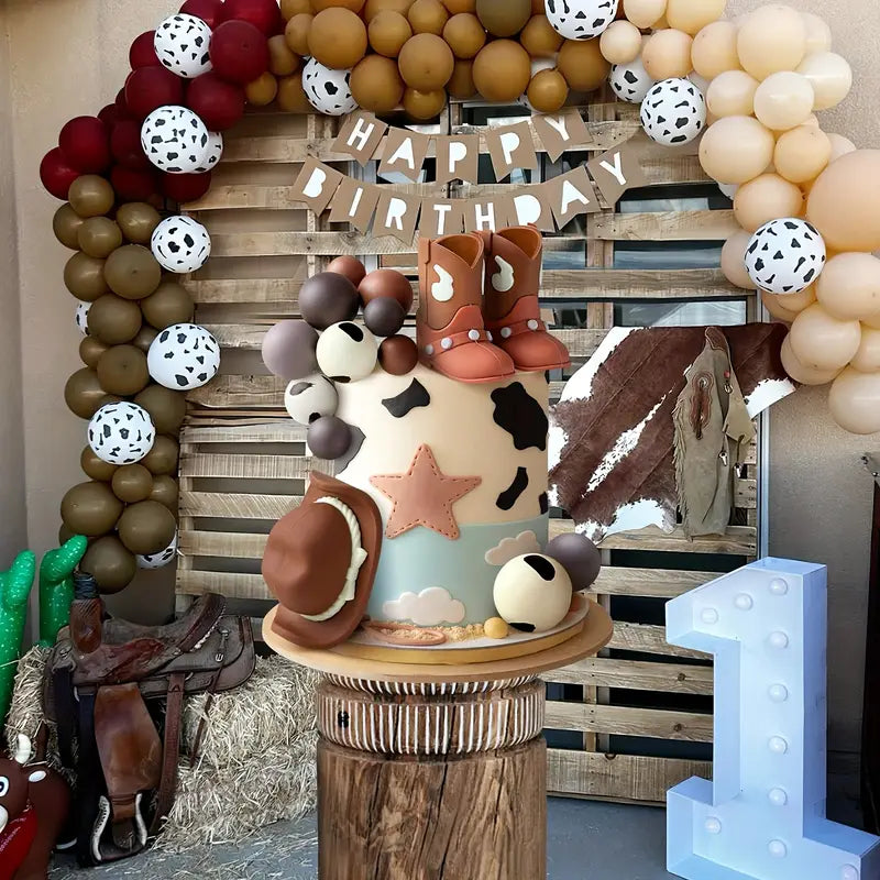 17PC Cowboy Cake Decorating Kit