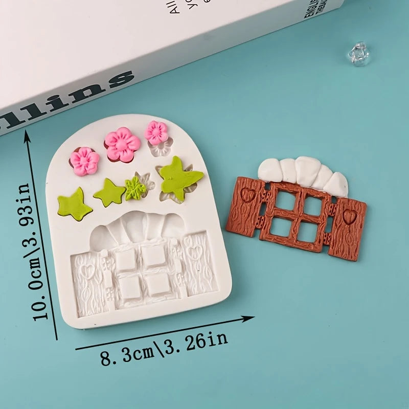 Silicone Mould - Fairy House Window - S411