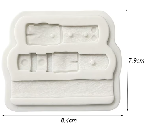 Silicone Mould - Belt / Straps S479