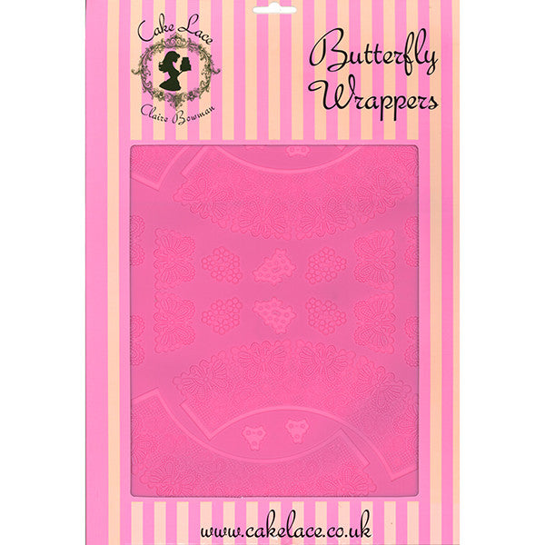 Cake Lace Mat - Butterfly Wrappers