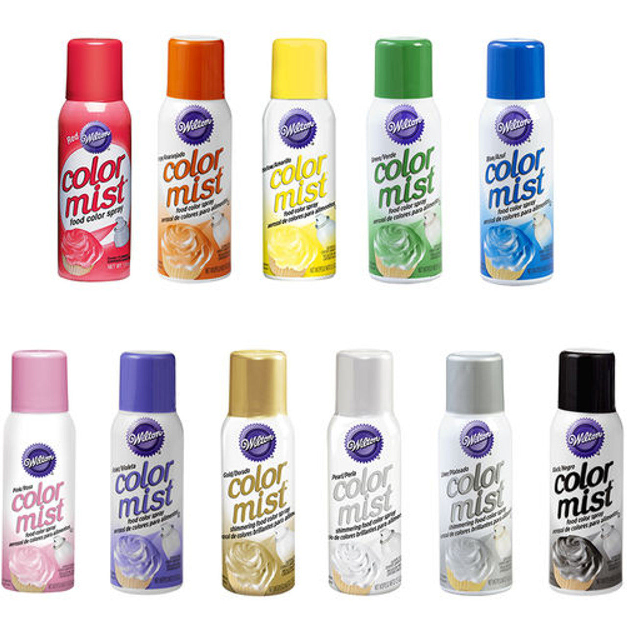 Wilton Colour Mist Food Colour Spray (43g) - Green *Express Shipping N/A for Aerosol Cans*