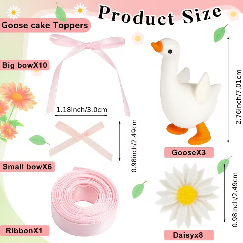 28pc Goose Cake Decorating Set Pink