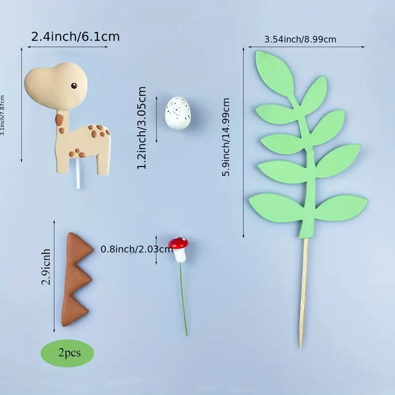 Dinosaur Cake Topper - Assorted Theme.