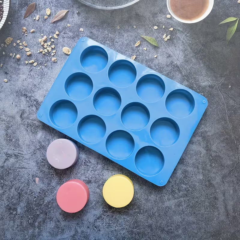 Silicone Mould - Shallow Cylinder