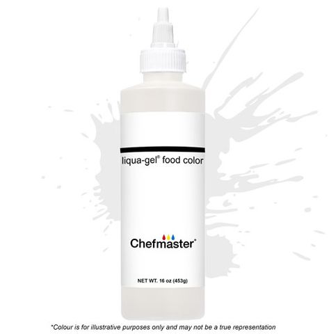Chefmaster Liqua-Gel Colour - Assorted Colours - Bulk Bottle