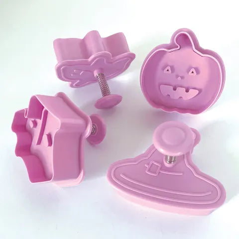 4PC Halloween Plunger Cutter Set.