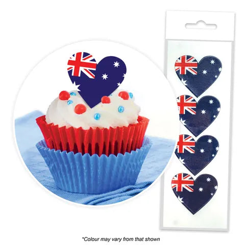 16 Edible Wafer Cupcake - Australia