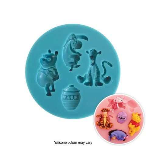 Cake Craft Silicone Mould - Winnie The Pooh. Tigger and Piglet
