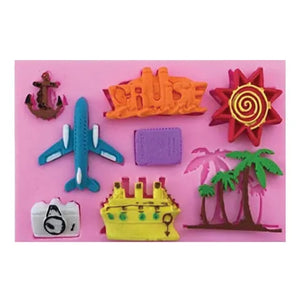 Cake Craft Silicone Mould - Tropical Cruise Holiday